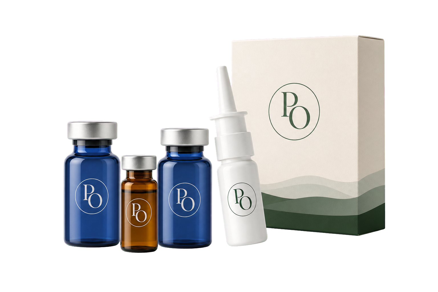 Peptides Official longevity product kit